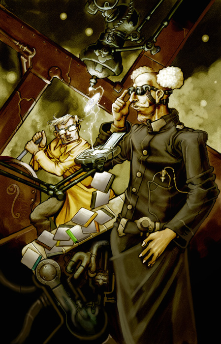 Illustration for the KONAMI Magazine